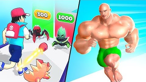 Monster Pocket Run Building | Muscle Rush / All Level Gameplay: Android,iOS