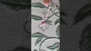Embroidery petals #вышивка #вышивкагладью #embroiderytutorial #мулине #embroideryart