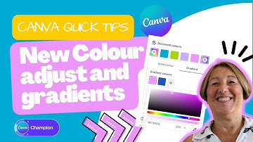 Uncover the Secret to Perfect Colours and Gradients with this Canva Quick Tip!