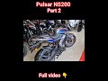 2026 bajaj pulsar ns200 looks 👌 #shorts #thetrshubankar #automobile