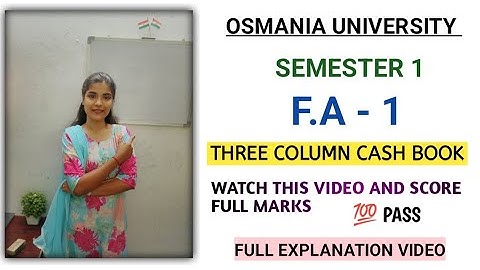 ••|| TRIPLE COLUMN CASH BOOK || FULL EXPLANATION VIDEO || 💯 PASS || @shivanipallela || ••