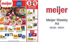 Full Meijer Weekly Ad 08/26 - 09/01 Guide