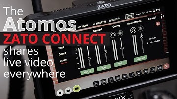 The Atomos Zato connect shares live video everywhere 2160p