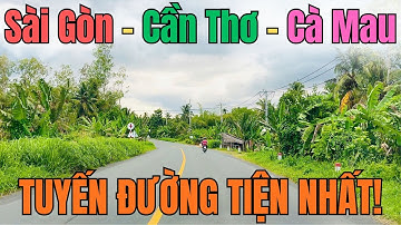 Rijden van Ho Chi Minhstad naar Ca Mau via de Phung Hiep Expressway en snelweg ||De weg vermijdt ...