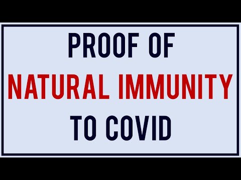 Proof of Natural COVID Immunity!  with Dr. Moran.