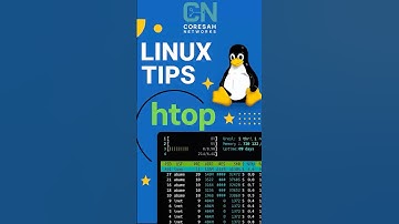 Linux Tips:  htop Command  Interactive Process Viewer #shorts #linux