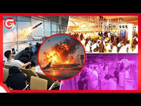 CCTV SHOWS HOUTHI MISSILE STRIKING RIYADH AIRPORT - 13 PEOPLE KILLED