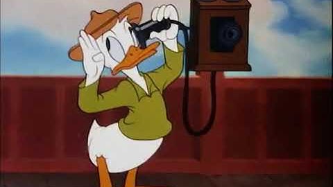 Donald Duck Old Sequoia (1945) - Phone Call