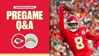 Kansas City Chiefs vs Los Angeles Chargers live pregame Q&amp;A | Arrowhead Addict
