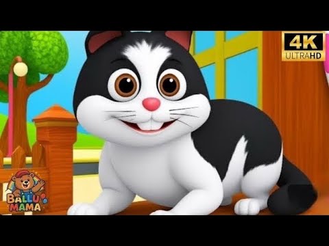 Meow Meow Billi Kerti Meow | म्याऊँ म्याऊँ बिल्ली करती म्याऊँ | Hindi Rhyme | Nursery Rhyme for Kids