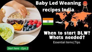 When to Start Baby-Led Weaning (BLW) and Essential Items You Need