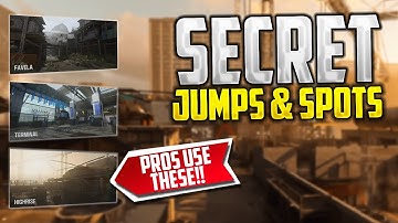 MW3 JUMPS, SPOTS AND LINES OF SIGHT - Highrise, Favela, Skidrow, Terminal -Call Of Duty MW3 Gameplay