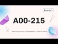 A00-215 SAS 9.4 Programming Fundamentals Exam Updated Dumps Questions
