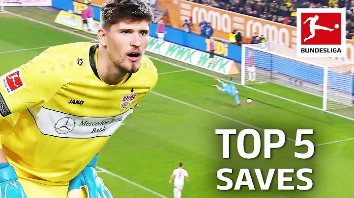 Gregor Kobel  Top 5 Saves from Borussia Dortmund's...