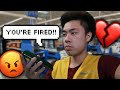 I got fired from my job  manager rage footage