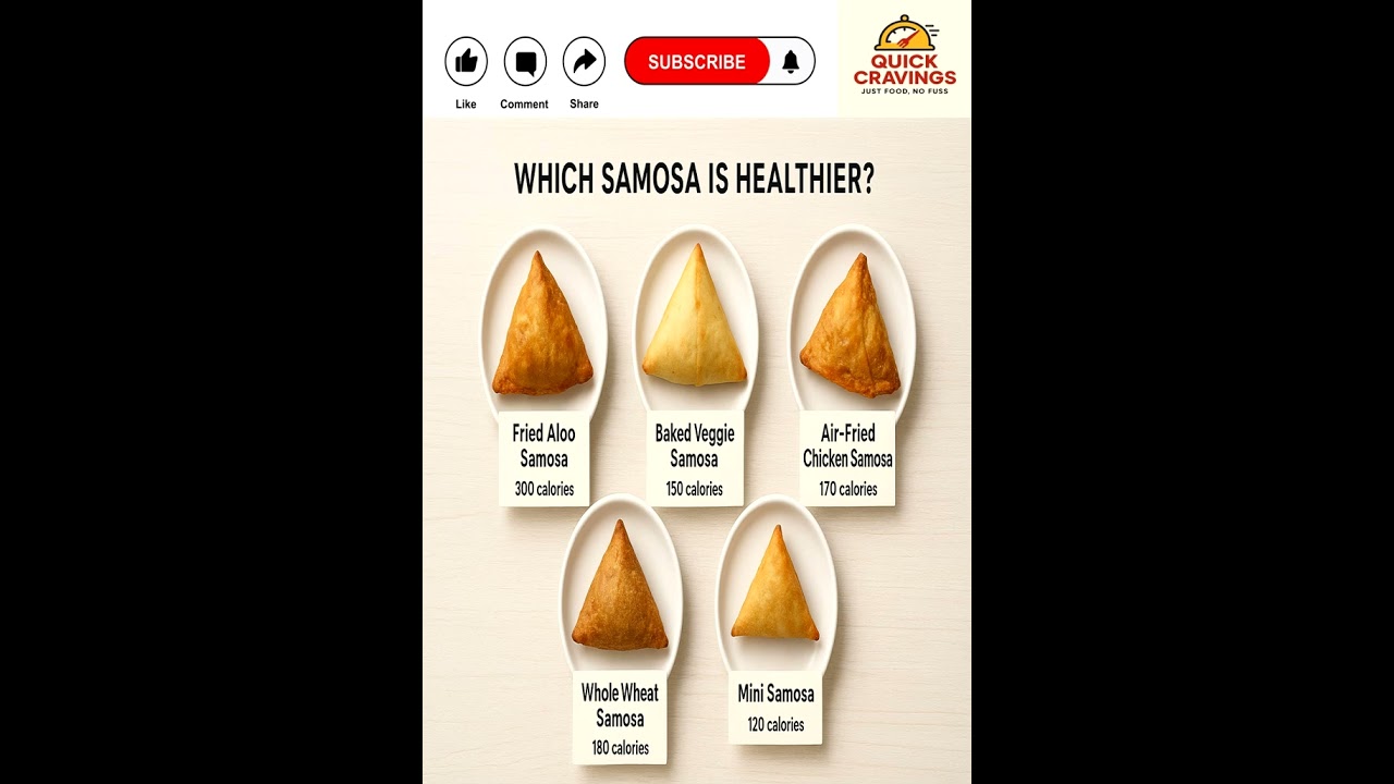 Which Samosa Is the Healthiest? 🍽️🥟 Find Out!