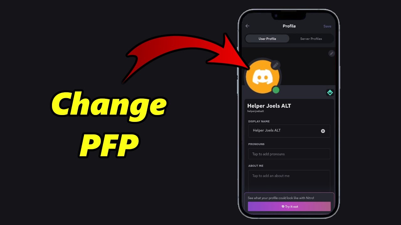 How To Change Your Profile Picture On Discord Mobile (EASY)