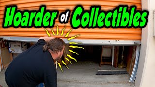 He HOARDED COLLECTIBLES and I bought his locker for $1,661 at the abandoned storage auction.