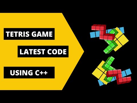 how to make tetris in c++  | Free Source Code | Mini Project | Latest
