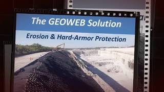 GEOWEB® Geocell Slope Protection System Utilized at McCook Quarry