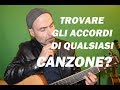 Il trucco per trovare gli accordi di qualsiasi canzone. How to find any songs chords