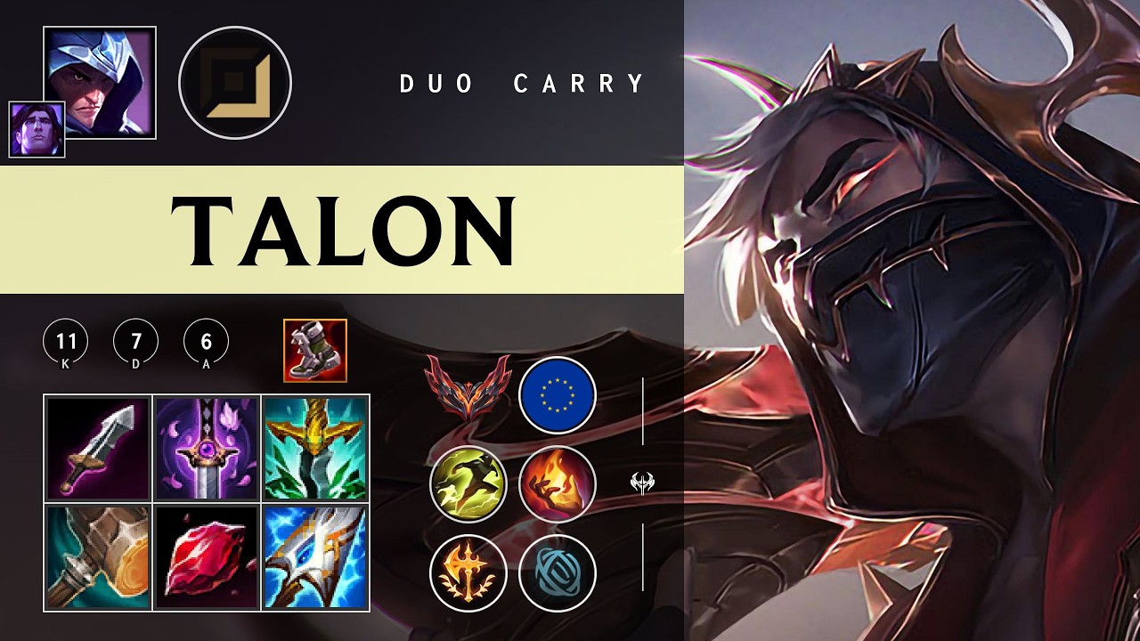 Talon ADC vs Aphelios - EUW Grandmaster Patch 26.03