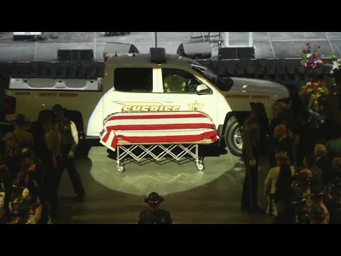 Casket Of Slain Maine Sheriff's Deputy Arrives At Funeral