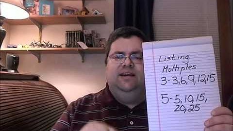 Find the Least Common Multiple by Listing Multiples