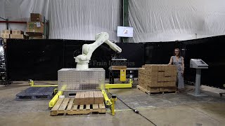 BTB Solutions REAPR Robotic Palletizer Demonstration