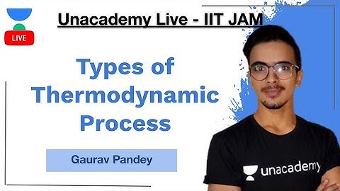 Types of Thermodynamic Process | IIT-JAM | Gaurav Kumar | JAM 2021 | Unacademy Live