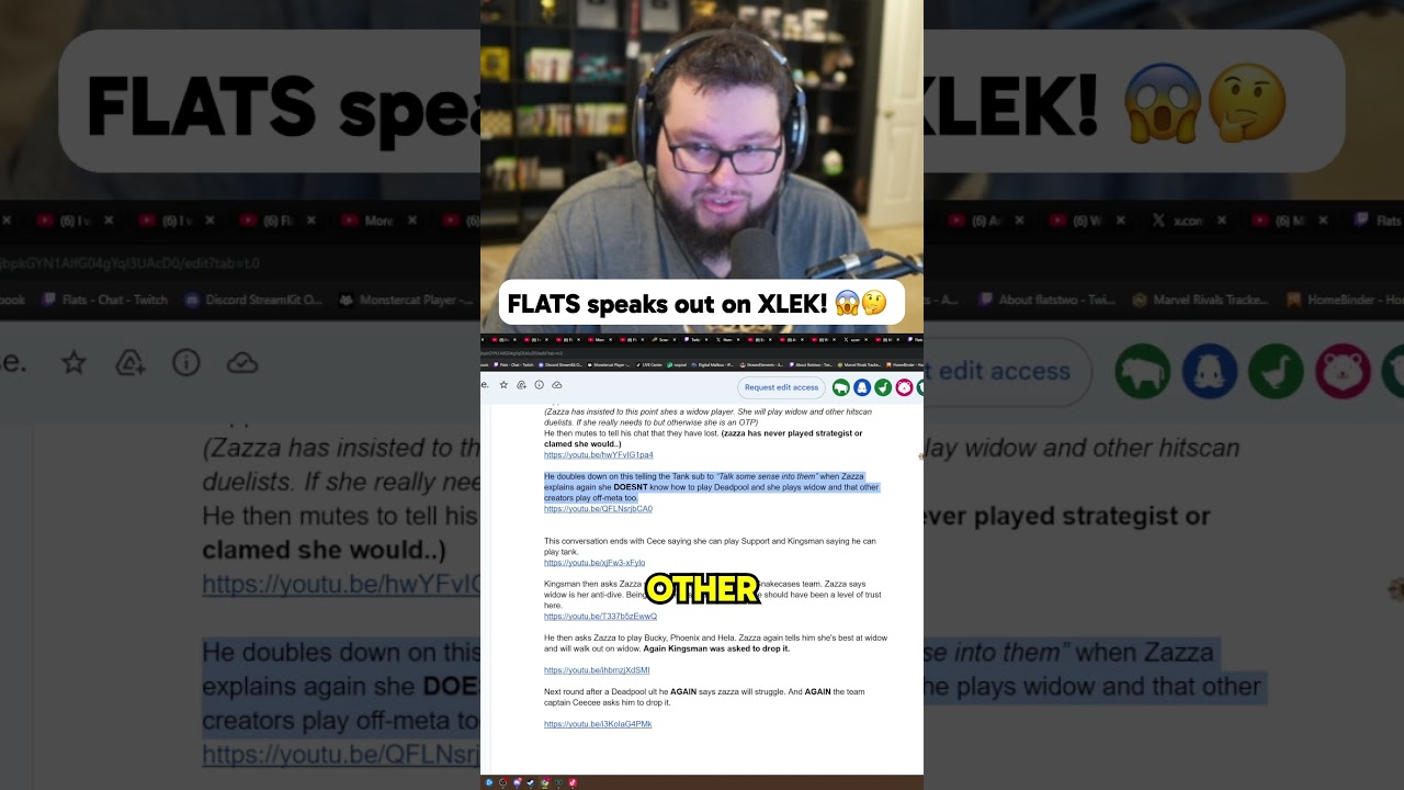 Flats Gives Respect To The BEST Widow Player on Kingsman Drama - Marvel Rivals 