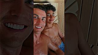 Cristiano Ronaldo and Ronaldo Junior ❤😍