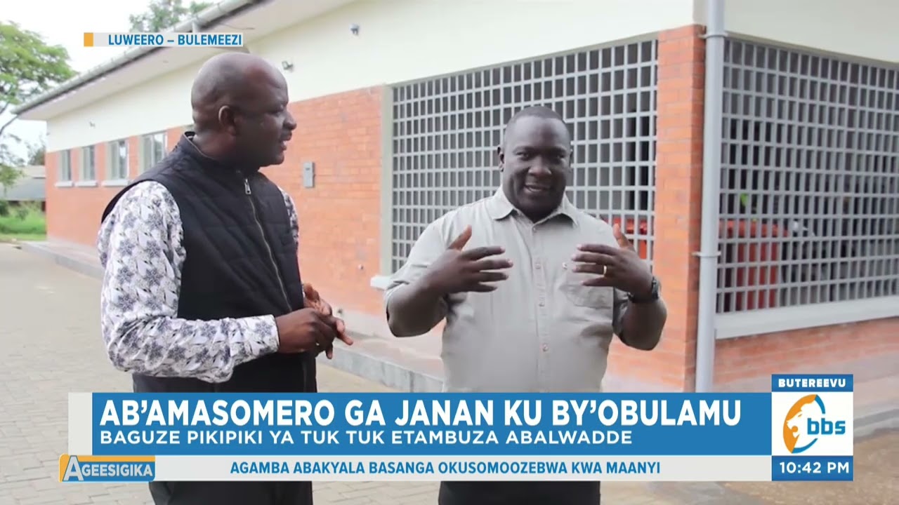 Aba Janan Schools Bagabye Tuk - Tuk Etambuza Abalwadde, Baagala Kutumbula Byabulamu e Luweero