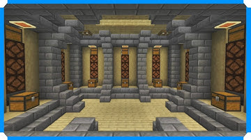 How To Build An Item Storage Silo Room In Minecraft Bedrock Edition