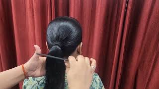 Classic Bun Hairstyle | Beautiful Low Bun Hairstyle ||Doorway to Beauty