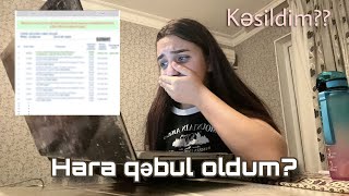 Nəti̇cələr Açiqlandi Hara Qəbul Oldum Universitet- Ixtisas Seçimim 2023 Kodlaşdırma