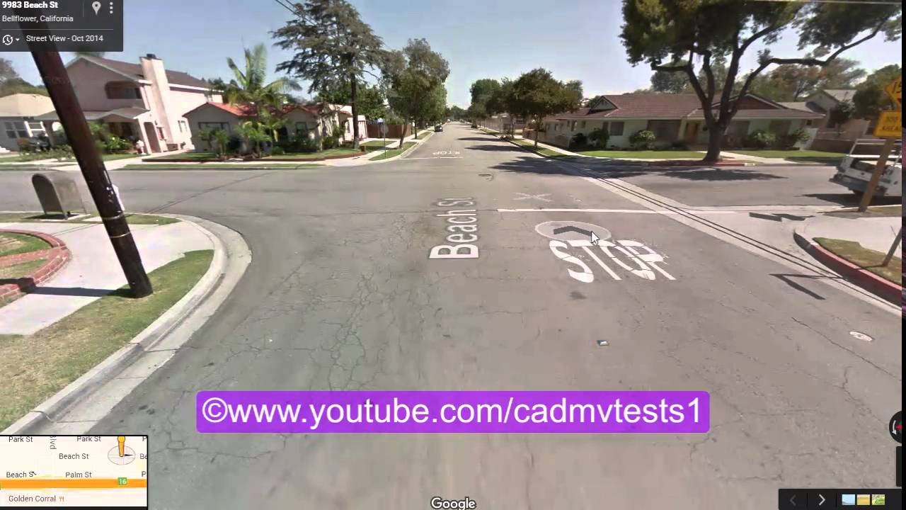 Bellflower California Behind The Wheel Test Route 1 Youtube