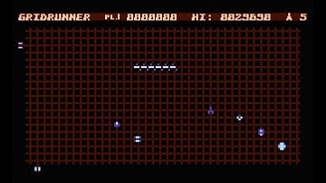 Atari 8-Bit Game Play, Gridrunner