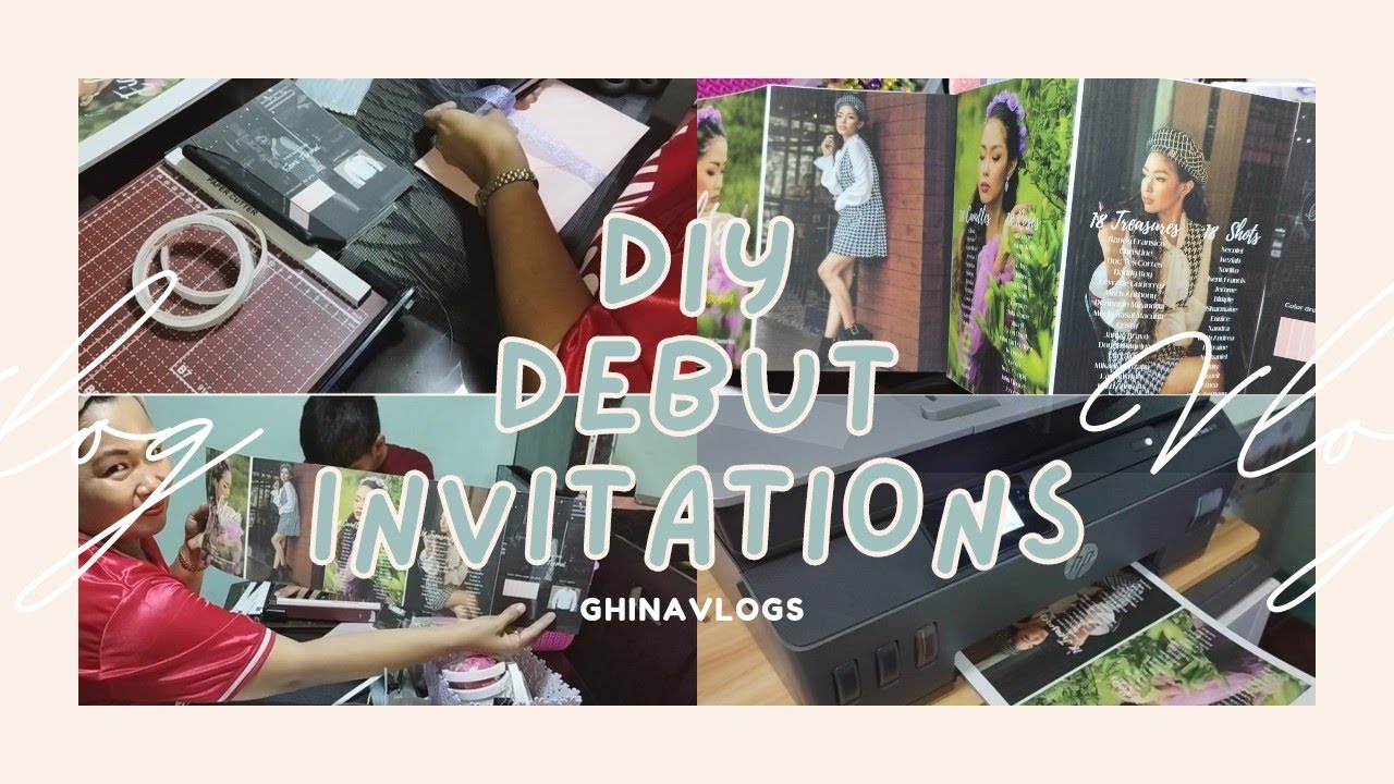 diy-debut-invitation-card-ghinavlogs-youtube