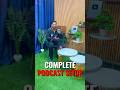 Podcast and smart classroom on rent in Jaipur #podcaststudio #studio #youtubestudio