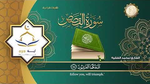 سورة القصص بصوت الشيخ محمد الفقيه