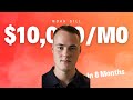 how he built a $10,000/mo agency in 8 months