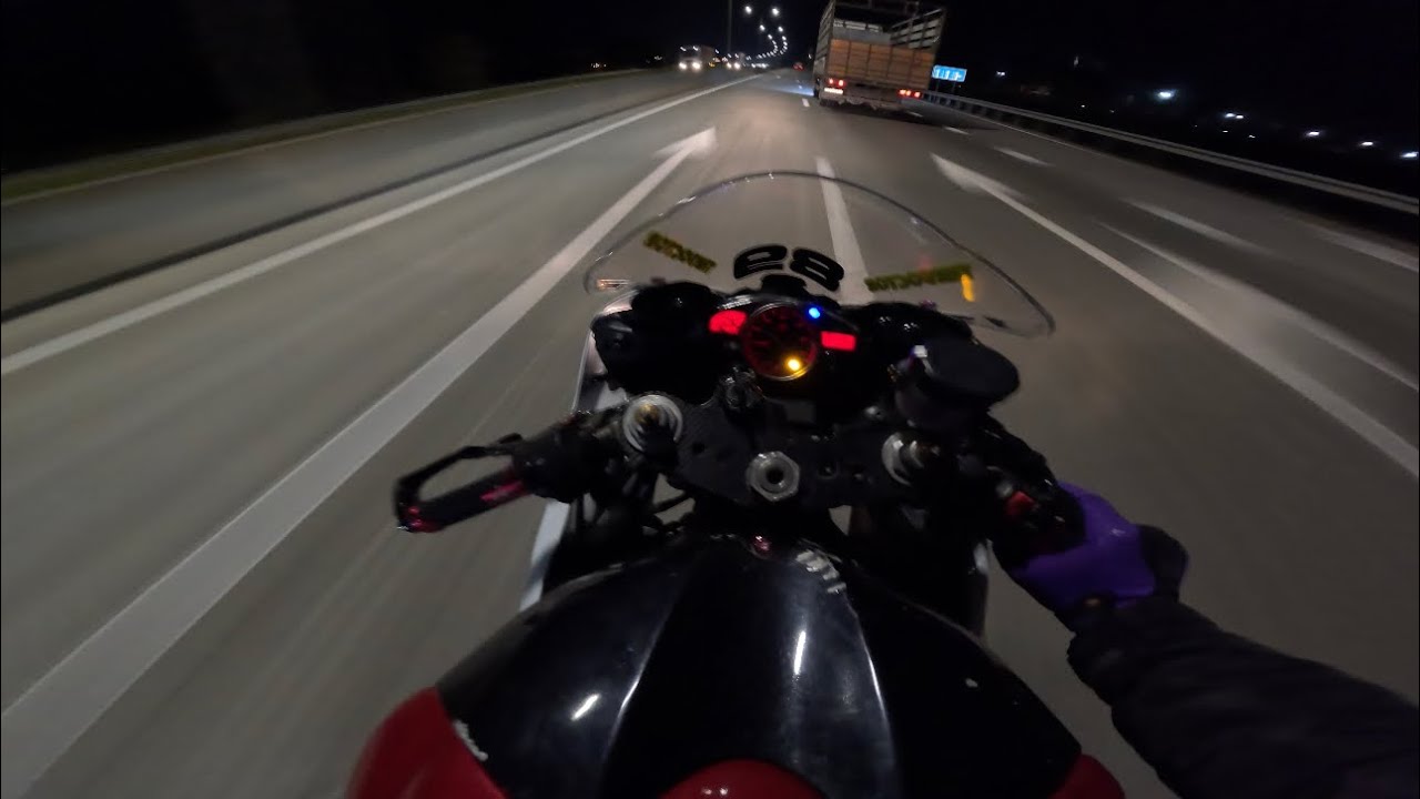 Night Ride on Yamaha YZF R6 | Highway POV - YouTube