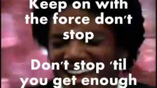 Michael Jackson - Don't Stop 'Til You Get Enough (Full, With Lyrics) chords