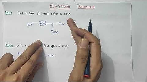 CS#11 Block Diagrams reduction Techniques in Control system in Hindi || Electrical Paathshala