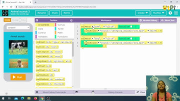App lab, Animal Sound Project by Lakshmi