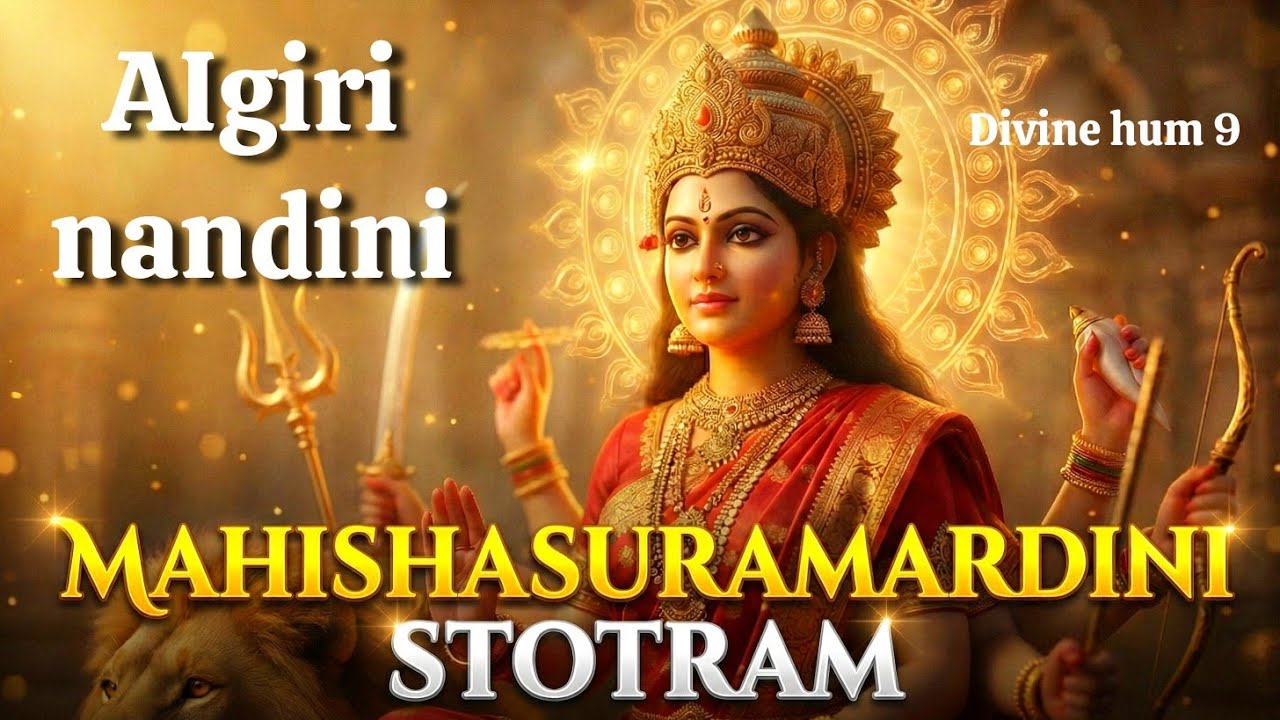 Mahishasuramardini Stotram | Powerful Aigiri Nandini Chant for Protection | Maa Durga #aigirinandini