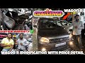 Wagon R Base To Top Modified ✅ इतने कम BUDGET मैं इतना सारा सामान 😱 Wagon R modification✅ #wagonr
