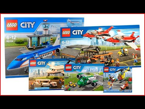 Lego City 60104 Airport Passenger Terminal - Lego Speed Build Review. 