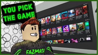 LIVE - PLAYING ROBLOX WITH FANS - YOU CHOOSE THE GAME - ROBLOX